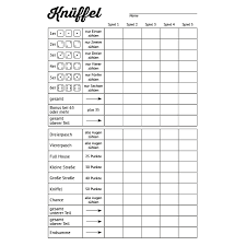 Kniffel vorlage din a4 pdf. Kniffel Lars Erklart S