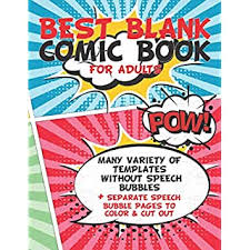 Comic book template graphic novel layout books student created comic template book template comic strip template novels comic layout {free} graphic novel (comic book) templates this is a blank graphic novel (comic book) template that can be used across all curriculum areas. Descargar Best Blank Comic Book For Adults Create Your Own Comics Cartoons Notebook Anime Stories Graphic Novels Maker With Many Variety Of Templates Without Speech Bubbles Fun Colors Cover 8 5 X11