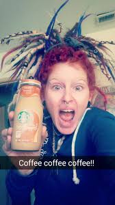 Getting my mid day pick me up. Come check out their latte of the month and  drink special.