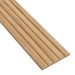 MDF fluted panel - Natural Oak