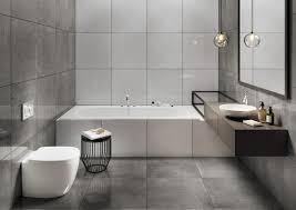 The veining on the marble floor is perfectly paired with the bathroom wall tiles and is just right for those who love contemporary design. Bathroom Tiles Choose A Modern Bathroom Interior Cerrad