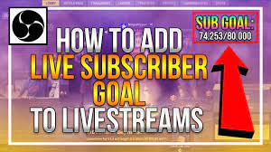 We did not find results for: How To Add Live Subscriber Goal On Obs 2018 Youtube