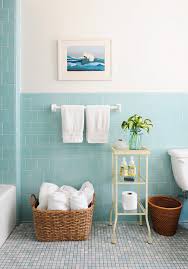 Vintage Blue Tile Bathroom Decorating Ideas In 2020 Green Tile Bathroom Blue Bathroom Tile Green Bathroom Decor