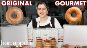 Download now to experience the joy of krispy kreme and all the exciting features below krispy kreme rewards™ • sweet rewards! Pastry Chef Attempts To Make Gourmet Krispy Kreme Doughnuts Gourmet Makes Bon Appetit Youtube