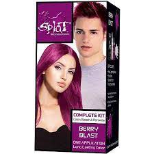 Splat Berry Blast Hair Color Kit Semi Permanent Magenta Pink Hair Dye Walmart Com Splat Hair Dye Splat Hair Color Pink Hair Dye