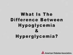 diabetes basics hypoglycemia and hyperglycemia