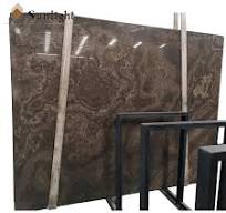 Cross Cut Obama Wood Brown Grain Wooden Vein Grain Brown Marble for Sale