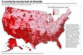 Census illustrating the racial makeup of the entire united states. Diversity In The Usa By County Cartography Map Map Diversity Index