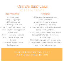 Boekatreats Recipe For Day 21 Orange Ring Cake This Facebook