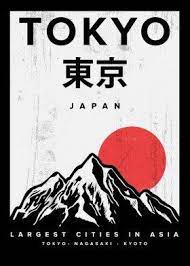 Japan Tokyo Poster By Fine Art Designs Displate Japan Design Japanese Graphic Design Japanese Poster Design
