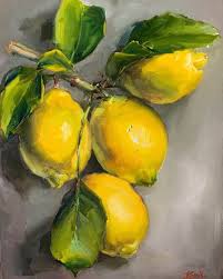 Natalia Inside On Instagram Via Lukmantatarov Ratingart Hudozhnik Katya Brajko Catherine Braiko Lemon Art Vegetable Painting Lemon Painting