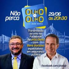 Governador de são paulo, joão doria. Bene Barbosa Estara Hoje Em Olho No Olho Com Joao Doria Para Falar De Desarmamento E