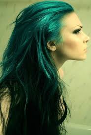 Maybe When I M Not Too Scared To Leave My Emerald Peekaboo Streaks Behind All Over Green Hair Emerald Green Blaze Salon Turquoise Hair Teal Hair Green Hair