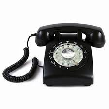 Black Color Vintage 1970 S Style Rotary Retro Old Fashioned Rotary Dial Home Telephone Rotary Phone Rotary Dial Phone Vintage Telephone