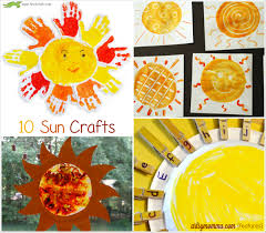 40+ sensational summer arts and crafts for kids: Celebrate Summer With Sun Crafts Artsy Momma