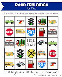Printable Kids Bingo Game Hpfamilytime Road Trip Bingo Road Trip Bingo For Kids Travel Bingo
