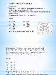 Fungsi bijektif disebut juga fungsi contoh soal 3. Contoh Soal Fungsi Injektif Pdf