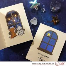 Merry christmas everyone :) hope you have a fun filled one with a lot of candy and good music. How To Make Light Up Inside Shadow Box Card Chibitronics Card Box Boxed Birthday Cards How To Make Light