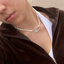 Shop with afterpay on eligible items. Vivienne Westwood Replica Pearl Choker Silver Orb Depop