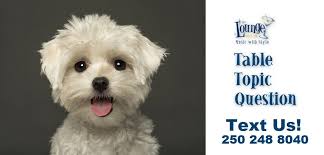 Congratulations Keith! This week's winner of a $25 Ricky's Gift Card for  talking part in the Table Topic Question!