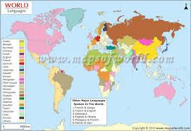 Languages Of The World Map World Languages Language Map Portuguese Lessons