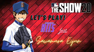 MLB The Show 20|Let's Play RTTS feat. Pitcher Sawamura Eijun [Trying Hard  for a No-Hitter Game!] - YouTube