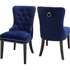 Stonefort Tufted Velvet Upholstered Dining Chair In 2020 Blue Dining Chair Blue Velvet Dining Chairs Velvet Dining Chairs