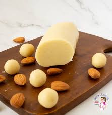 Marzipan Or Almond Paste Is An Absolute Treat This Simple Easy And Effortless Recipe For Homemade M In 2020 Homemade Marzipan Recipe Marzipan Recipe Homemade Recipes