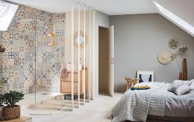 Pour l'aménagement de la salle de bains, les possibilités sont. Une Suite Parentale Avec Salle De Bains Moderne Leroy Merlin