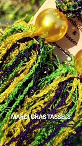 #mardigras #tasselearrings #portcity #earrings #craftygirl