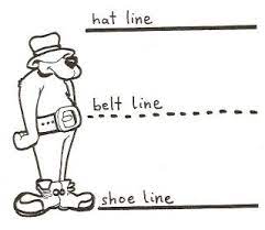 Hat Line Belt Line Boot Shoe Line Writing Bear Writing Posters Preschool Writing Dyslexia Activities
