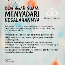 Jul 02, 2019 · dan sebagai doa agar suami menyadari kesalahannya. Do A Agar Suami Menyadari Dr Aisyah Dahlan Facebook