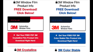 3m color stable tint vs 3m crystalline film