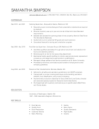 catering supervisor resume examples and