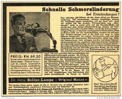 Original Werbung Anzeige 1935 Original Hanau Sollux Lampe Quarzlampen Gesellschaft Ca 140 X 110 Mm Werbung Zu Verkaufen Lampe