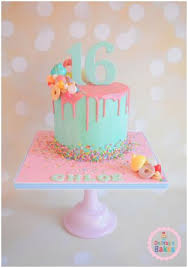 Happy birthday chocolate cream cheese frosted cake. Sweet 16 Literally Sweet Sixteen Cakes Drip Cakes Sweet 16 Cakes