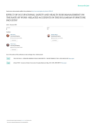 Safework sa said it had been notified of the accident and inspectors were at the scene investigating the incident. Effect Of Occupational Safety And Health Risk Management On The Rate Of Work Related Accidents In The Bulgarian Furniture Industry Risk Assessment Occupational Safety And Health