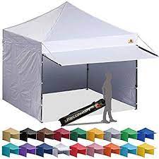 Amazon Com Abccanopy 10x10 Ez Pop Up Canopy Tent Instant Shelter Commercial Portable Market Canopy With 4 Remov Pop Up Canopy Tent Canopy Tent Camping Canopy