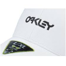 Caps 6 Panel Stretch Metallic Hat White Flexfit Oakley In 2021 Oakley Cap Flexfit Oakley