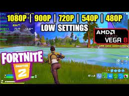 The integrated graphics card is called radeon rx vega 8 and offers 8 cus (512 shaders) clocked at up to 1100 mhz. Ryzen 5 2500u Vega 8 Fortnite Chapter 2 1080p 900p 720p 540p 480p Youtube