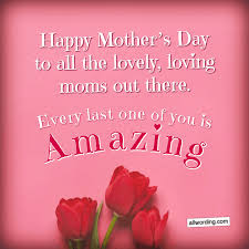 Happy child closing eyes to cheerful mother holding yellow tulips. Let S Say Happy Mother S Day To All The Moms Out There Allwording Com