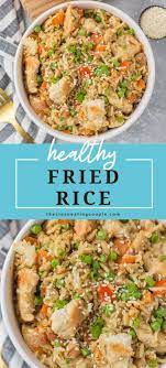 Lighter Chicken Fried Rice Recipe Healthy Grilled Chicken Recipes Brown Rice Recipes Healthy Healthy Rice Recipes