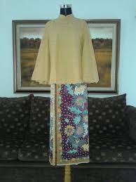 Suit Cotyon Emboss With Handmade Hokokai Batik Pakaian Jelita Model Baju Wanita Model Pakaian