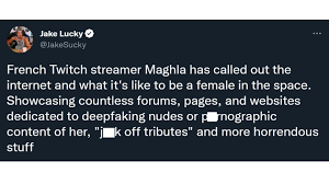 Twitch streamer Maghla reports concerns over the internet exploiting her  pictures