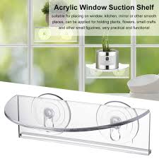 Niuxx acrylic window planter boxes, creative flower pot holder plant tray shelf with suction stickers, great outdoor indoor decorative gift for home (large size with 3 compartments). Ledge Suction Cup Window Shelf Acrylic Plant Shelf For Garden Bathroom Organizer Shelf Removable Wall Mounted Storage Shelf Rack Storage Holders Racks Aliexpress