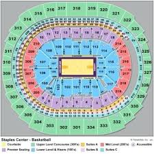 Staples Center Seating Map Bampoud Info