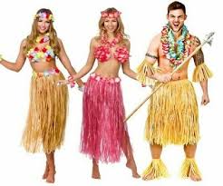 La diversa cultura de hawái se expresa, entre otras cosas, en el idioma, la música, el arte, el teatro, la danza, el cine, la gastronomía y una gran cantidad. Hawaii Festa Kit 5pc Vestito Costume Hawaiano Festa Spiaggia Donna Uomo Eur 24 40 Picclick It