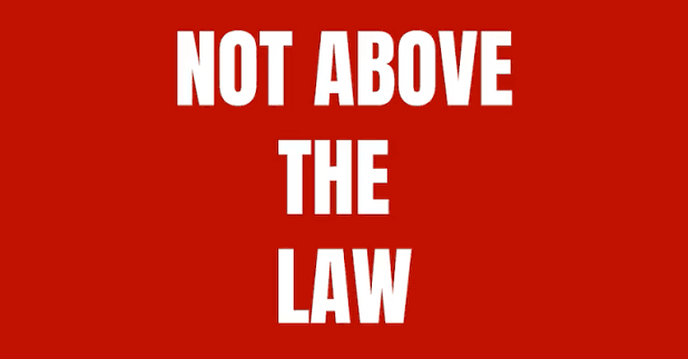Not Above the Law - Trump Indictment Rapid Response Rally — Ashrei  Foundation