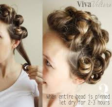 There's no denying that an authentic 1940s or 1950s look requires curls. Diy Pin Curls Tutorial Viva Veltoro