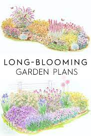 Long Blooming Garden Plans Perennial Garden Plans Flower Garden Plans Flower Garden Design